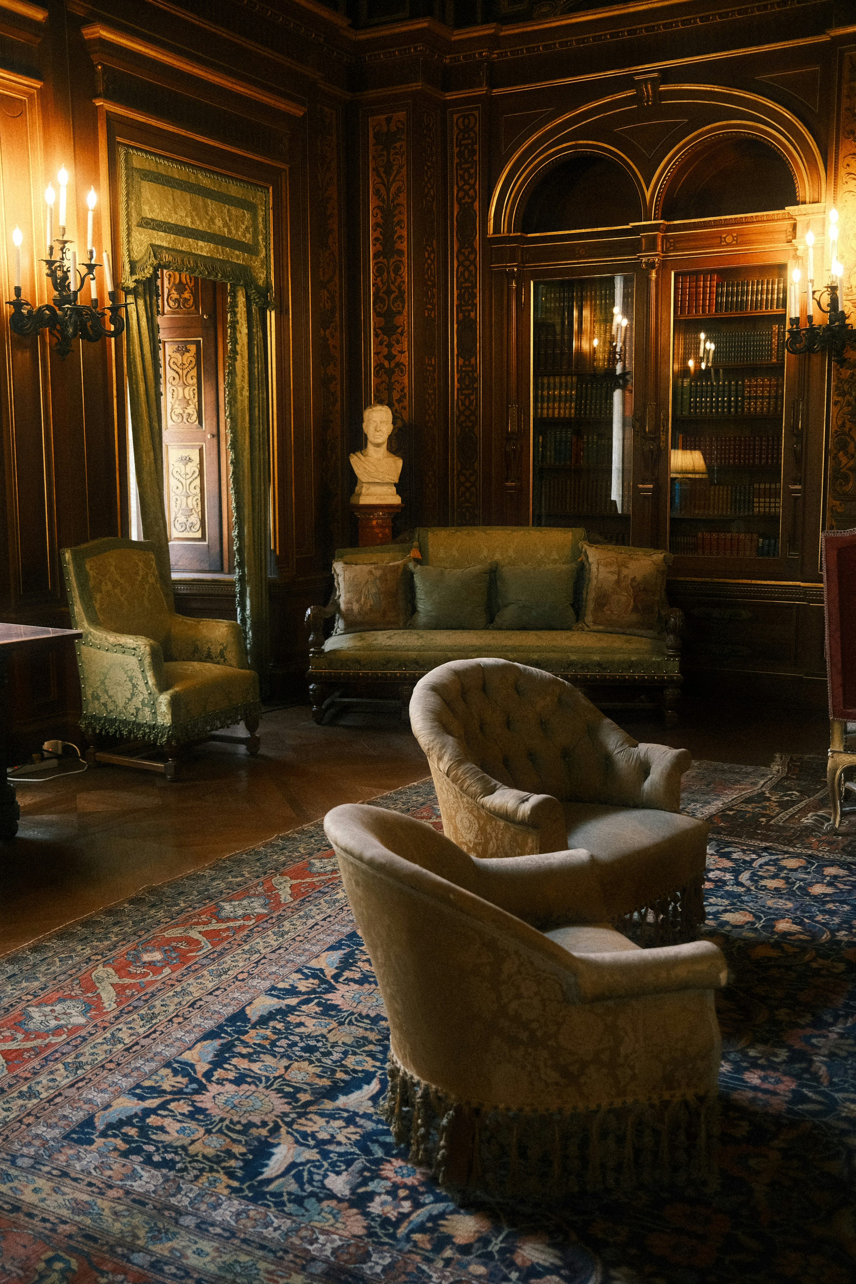 Close up of married couple's hands giving knuckles.